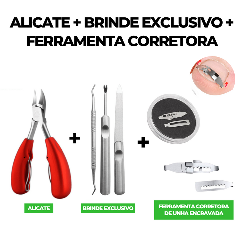 Kit Completo Para Desencravar Unhas