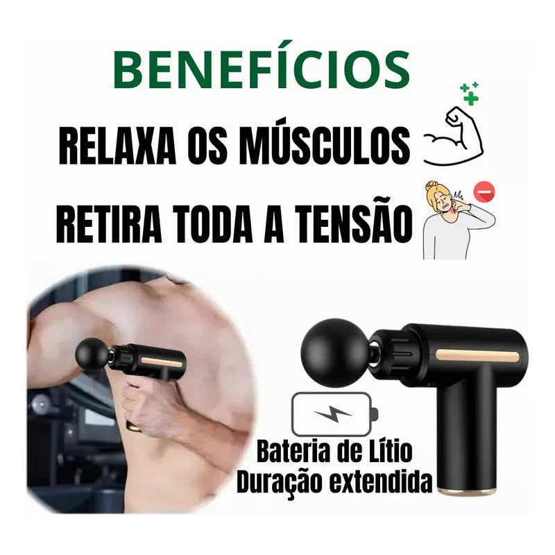 Pistola Massageadora PulsarFlex O Renovador Muscular