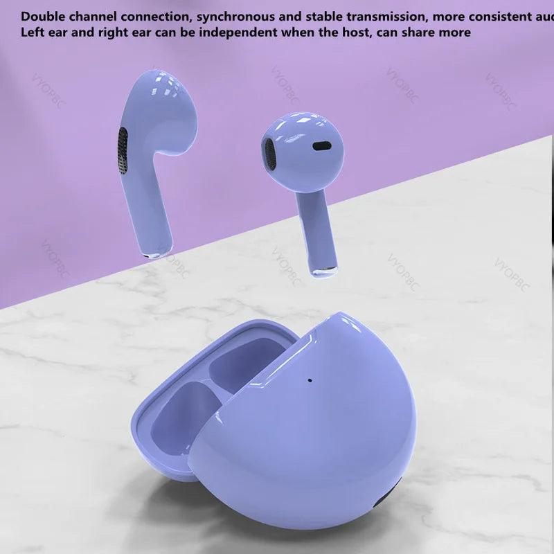 Original Air Pro 6 TWS Wireless Bluetooth Earphones Mini Pods Earbuds Earphone Headset For Xiaomi Android Apple iPhone Headphone